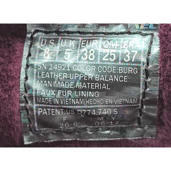 Skechers Women’s Goga Max Burgundy Soft Memory Foam Slip On Shoes Size 8 US - Picture 8 of 8